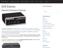 Tablet Screenshot of dceexpress.com